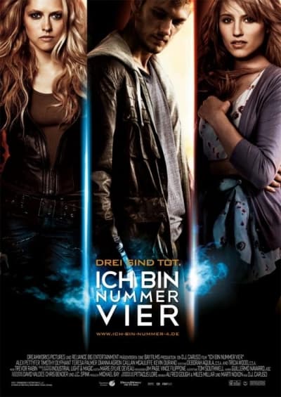 Filmplakat Ich bin Nummer 4