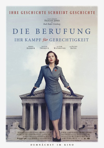Filmplakat Die Berufung - Ihr Kampf für Gerechtigkeit